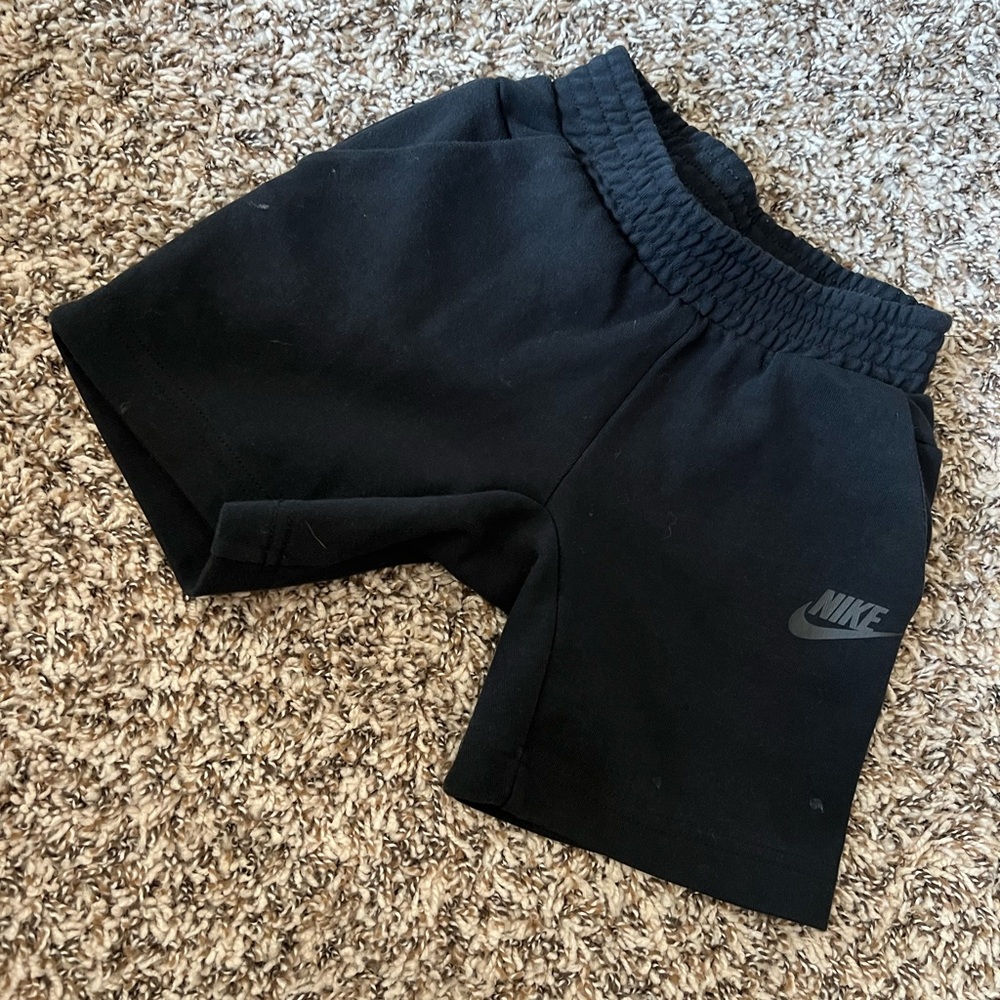 Nike tech Kids Black Athletic Shorts